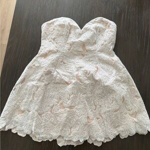 BHLDN Ivory Strapless Bridal Bodice with Satin Lining